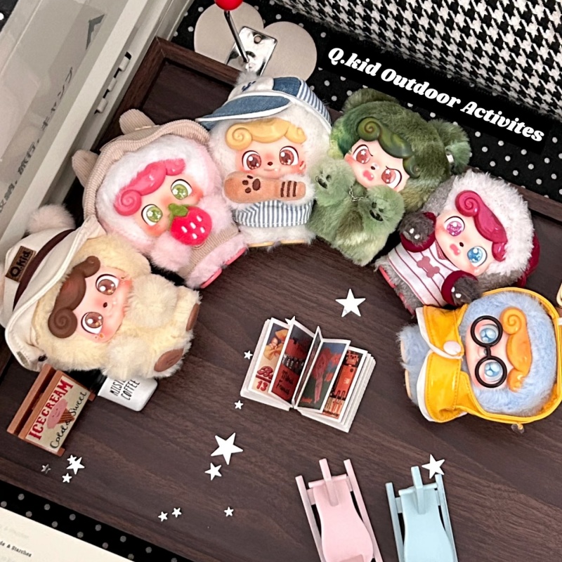 Q Kids Outdoor - Q.kid アウトドアアクティビティシリーズ ブラインドボックス キュートドール 女の子 男の子