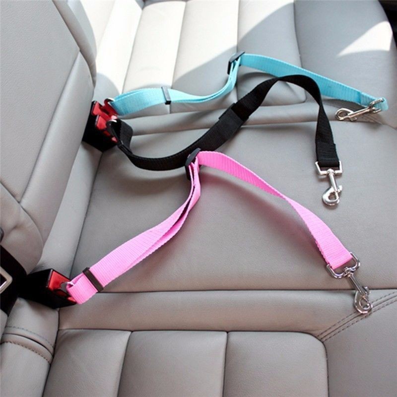Swing Seat Belt - 猫用カーシートベルト 犬用アクセサリー 調整可能ハーネス リード 小型犬 中型犬