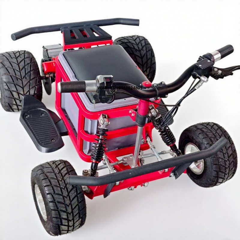 Kids Outdoor Karting - クレイジーカートドリフト電動大人用48v子供用電動乗用玩具車48vアクセサリー、バッテリー付き、屋外ゴーカート用