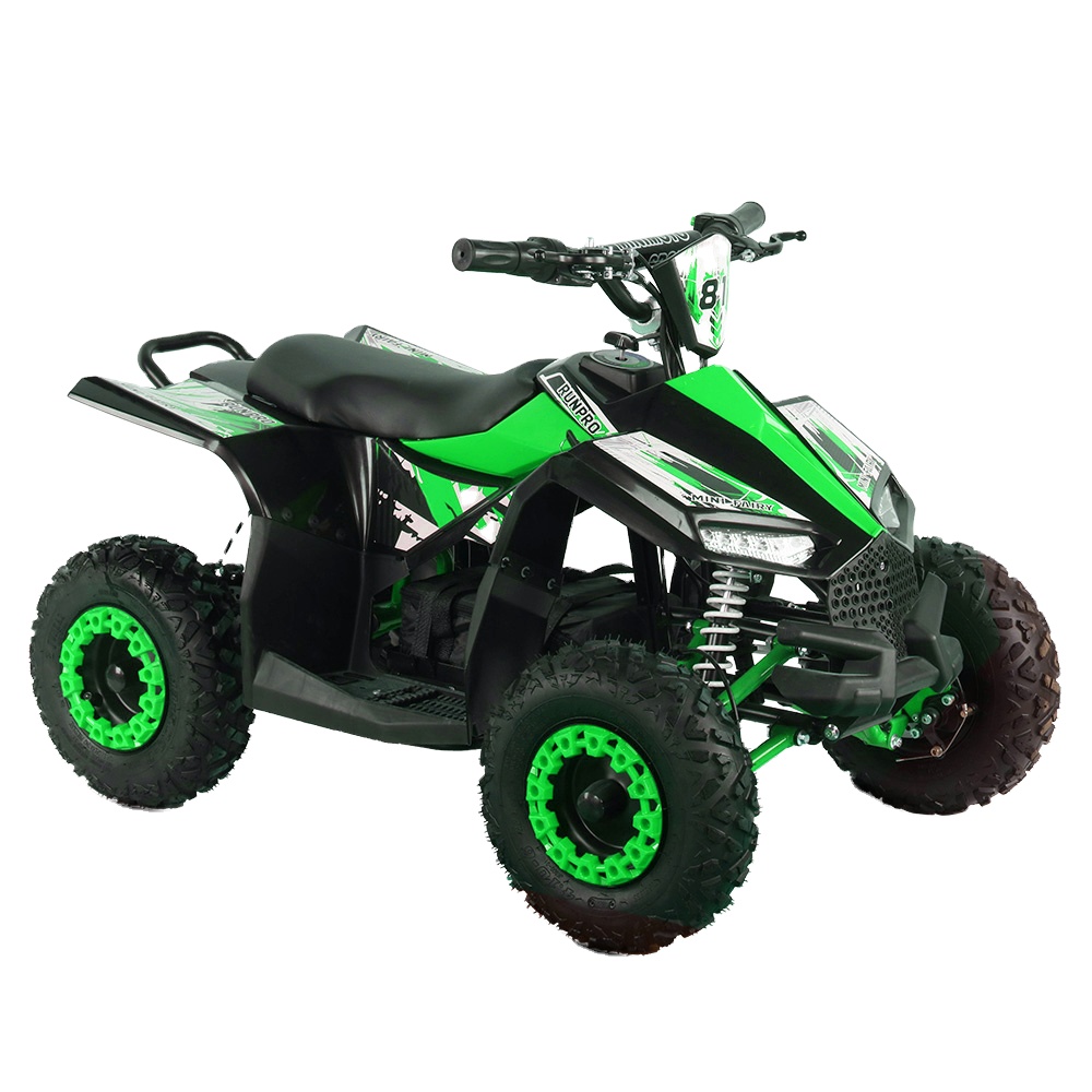 Kids Outdoor Quad - 子供用電動四輪バイク 36V 1000W、アウトドアスポーツ四輪車ATV、2ストロークシャフトドライブミニクワッド、子供用オフロード電動ATV