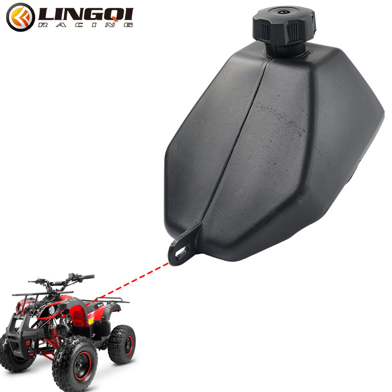 Kids Outdoor Quad - LINGQI ブラックガス燃料タンクオイラー ガソリンタンク 49cc 50cc スモールブル