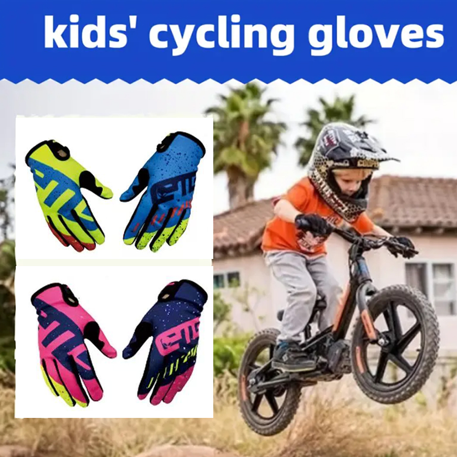 Kids Outdoor Gloves - 2026年ユースアウトドアスポーツグローブ、子供用ダートバイクグローブ、BMX、ATV、MTBライディング、ロードレーシング、オフロードサイクリング用子供用グローブ