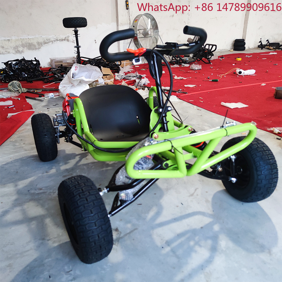 Kids Outdoor Karting - レジャーバージョンゴーカート子供と大人用屋外オフロード63.3CCレーシングカートバギー大人用ゴーカートサマーゴーカートアウトドアスポーツ