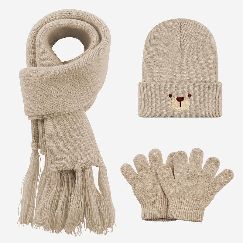 スタイリッシュで多用途な3点セット 1-3歳向け キッズニッ - Kids Outdoor Gloves のレビューと価格