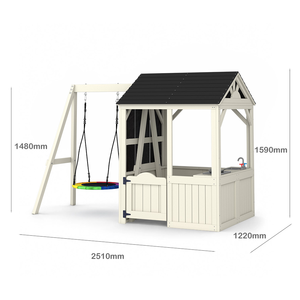 庭用家具、子供用プレイハウス、遊び場、屋外ピクニックテーブル - Kids Outdoor Wooden Table のレビューと価格