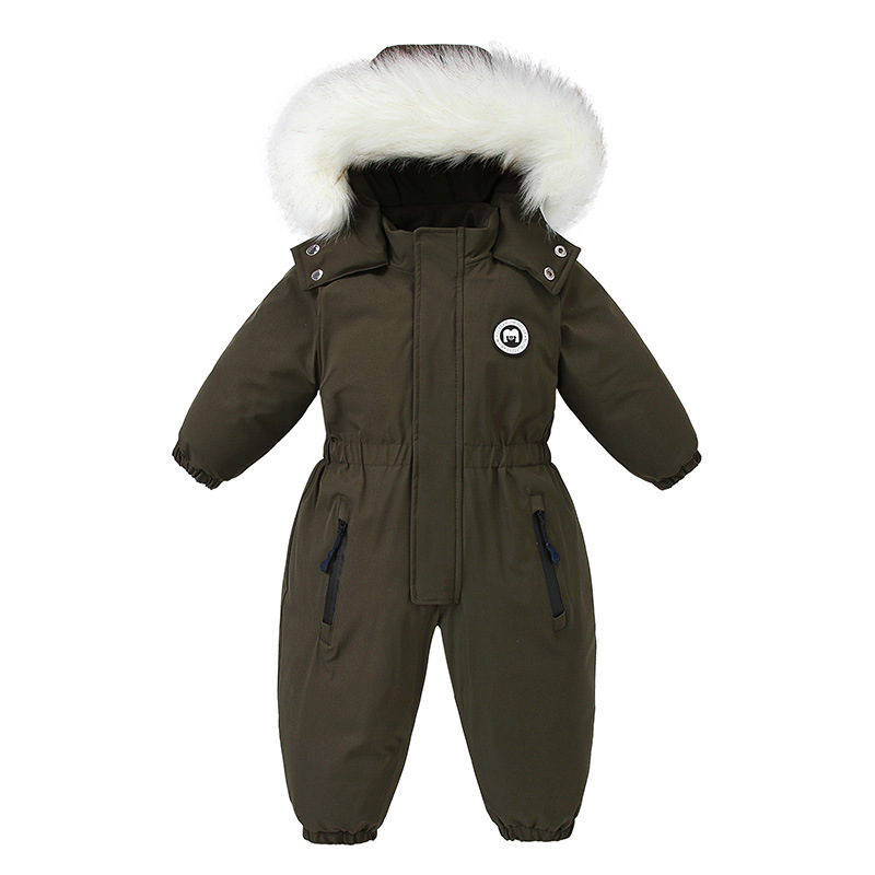 2歳から5歳の子供向け冬用厚手暖かい幼児用オーバーオール、ベ - Kids Outdoor Jumpsuit のレビューと価格