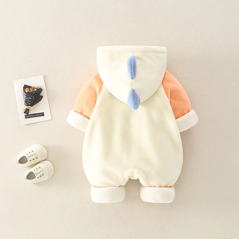 新生児用の厚手とぬいぐるみのボディスーツ,赤ちゃん用のジャン - Kids Outdoor Jumpsuit のレビューと価格