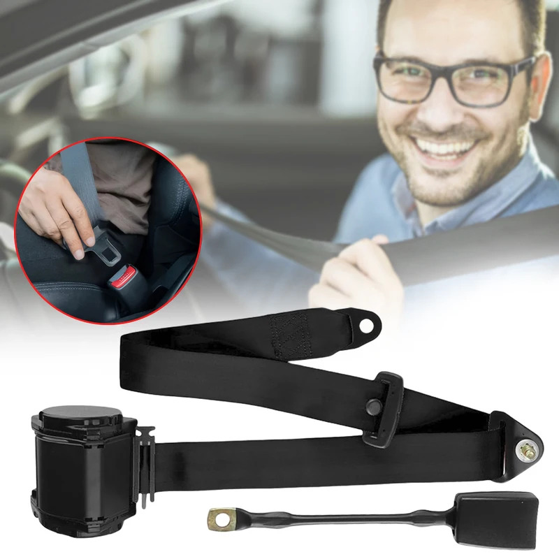 2 個の自動シートベルト 3 点式格納式調節可能なベルト自動 - Swing Seat Belt のレビューと価格