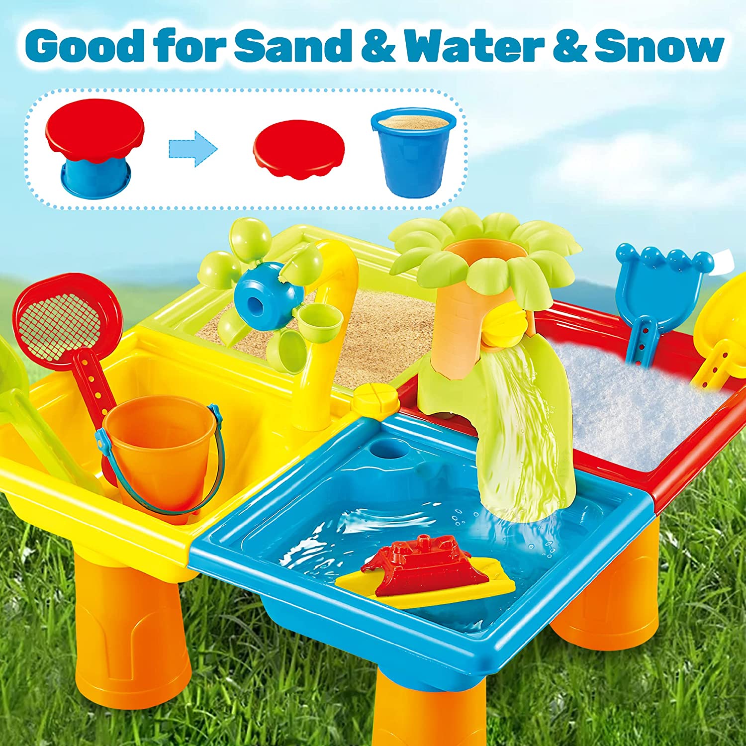 子供のためのテーブルとビーチのおもちゃ,屋外ゲーム,ベビーウ - Kids Outdoor Water Toys のレビューと価格