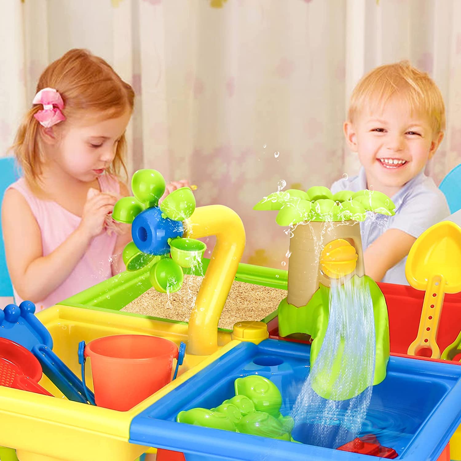 子供のためのテーブルとビーチのおもちゃ,屋外ゲーム,ベビーウ - Kids Outdoor Water Toys のレビューと価格