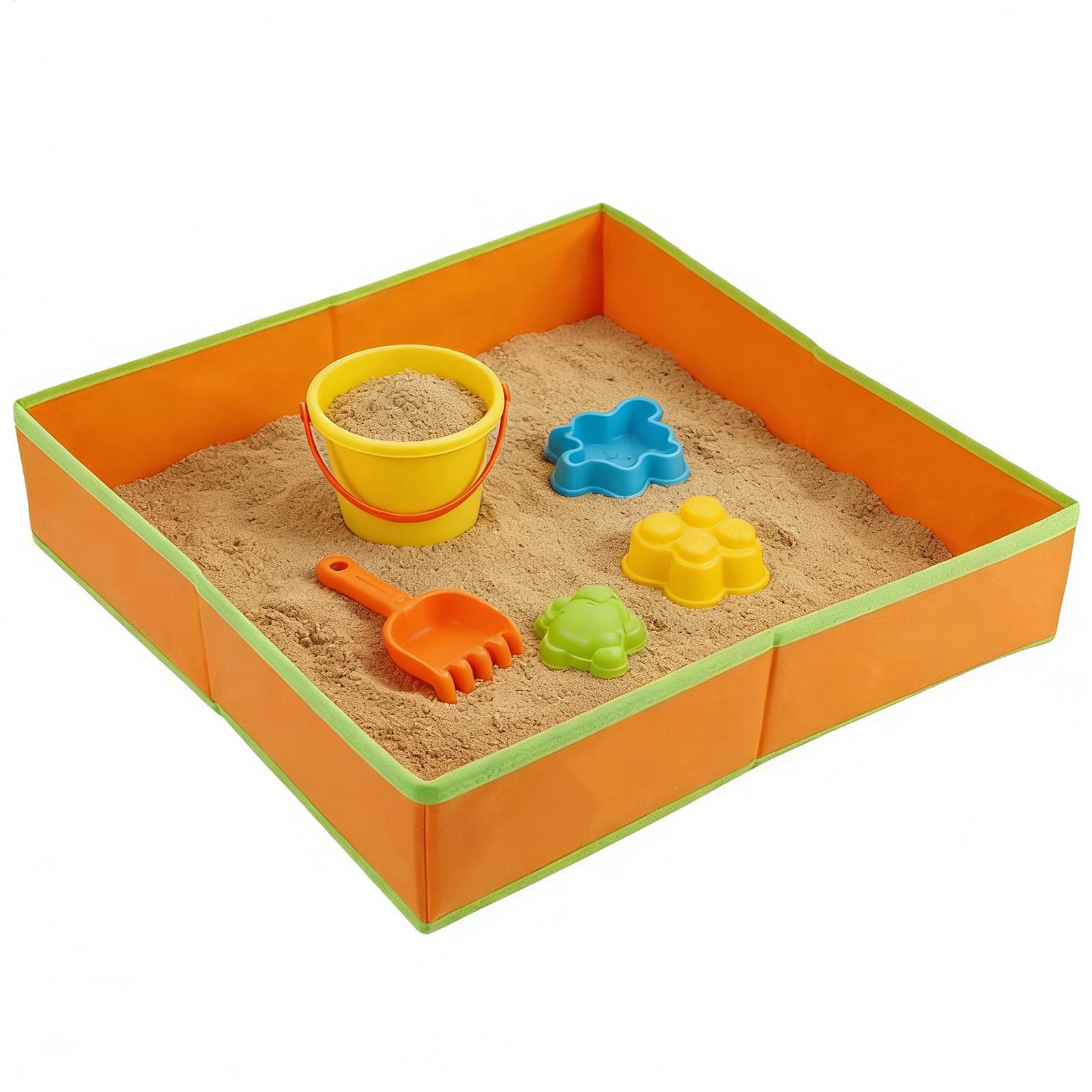 子供用砂場テーブル 屋外感覚テーブル 折りたたみ式ゲームトレ - Kids Outdoor Sensory Table のレビューと価格