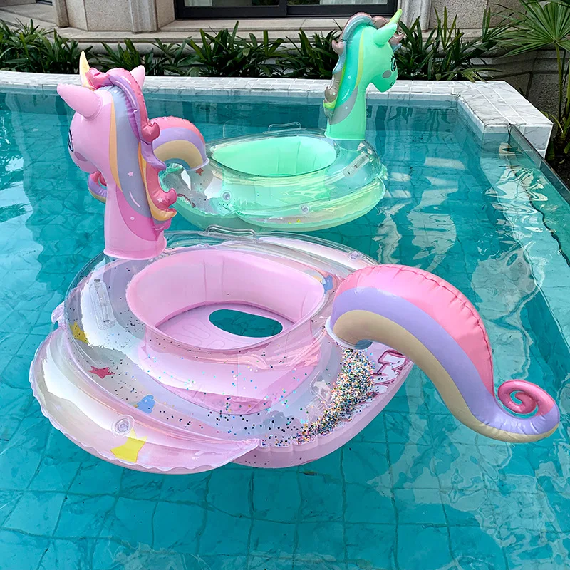 子供のためのユニコーン型のインフレータブルブイ,レインボーと - Kids Outdoor Water Toys のレビューと価格