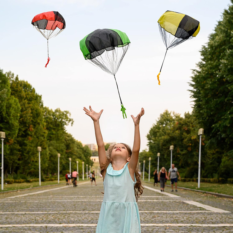 子供用パラシュートおもちゃ、絡まりにくい屋外飛行パラシュート - Kids Unique Outdoor Toys のレビューと価格