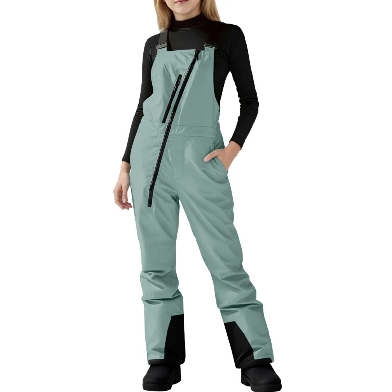 キッズスキーパンツスキービブ断熱スノーボードオーバーオール防 - Kids Outdoor Jumpsuit のレビューと価格