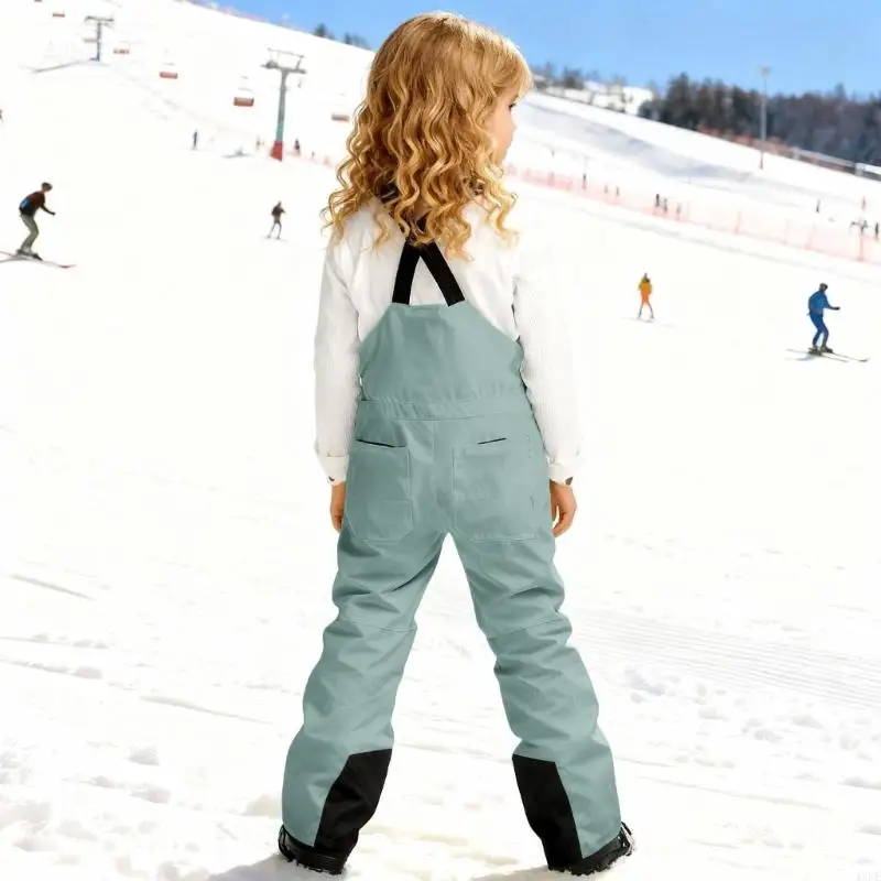 キッズスキーパンツスキービブ断熱スノーボードオーバーオール防 - Kids Outdoor Jumpsuit のレビューと価格