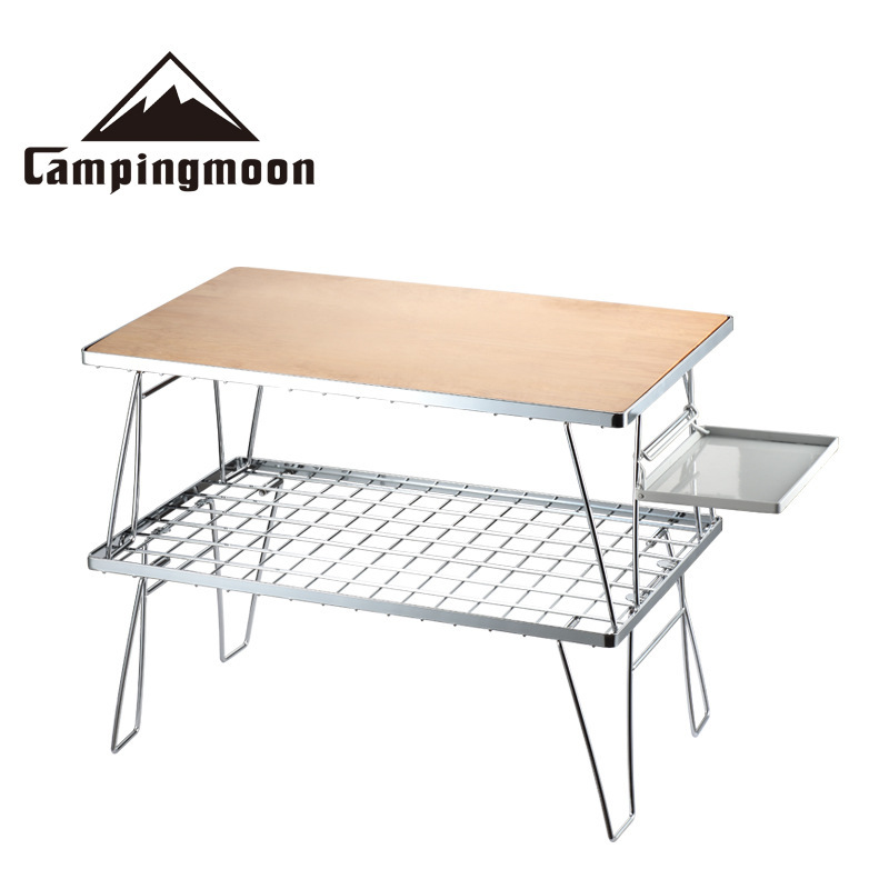 CAMPINGMOON T-2301 三層折りたたみ式キャン - Kids Outdoor Wooden Table のレビューと価格