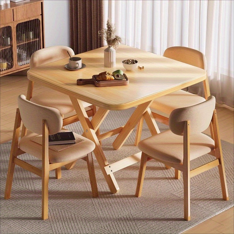 環境に優しい木製折りたたみ正方形テーブル 1 個 - ポータ - Kids Outdoor Wooden Table のレビューと価格
