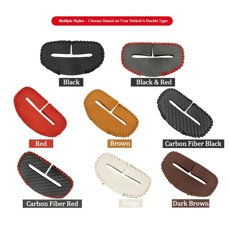 [MS]ユニバーサルレザーカーセーフティシートベルト傷防止カ - Swing Seat Belt のレビューと価格