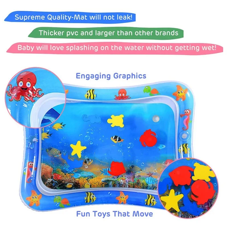 幼児用の丸い四角いプレイマット,幼児教育活動玩具,子供へのギ - Kids Outdoor Water Play Table のレビューと価格