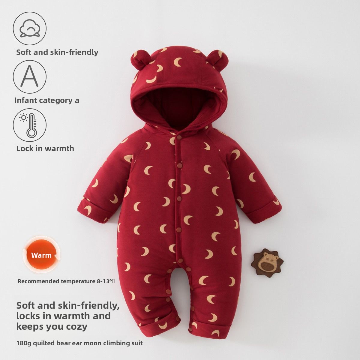 2026年ベビー新生児ジャンプスーツ、暖かく厚手、秋冬用、屋 - Kids Outdoor Jumpsuit のレビューと価格