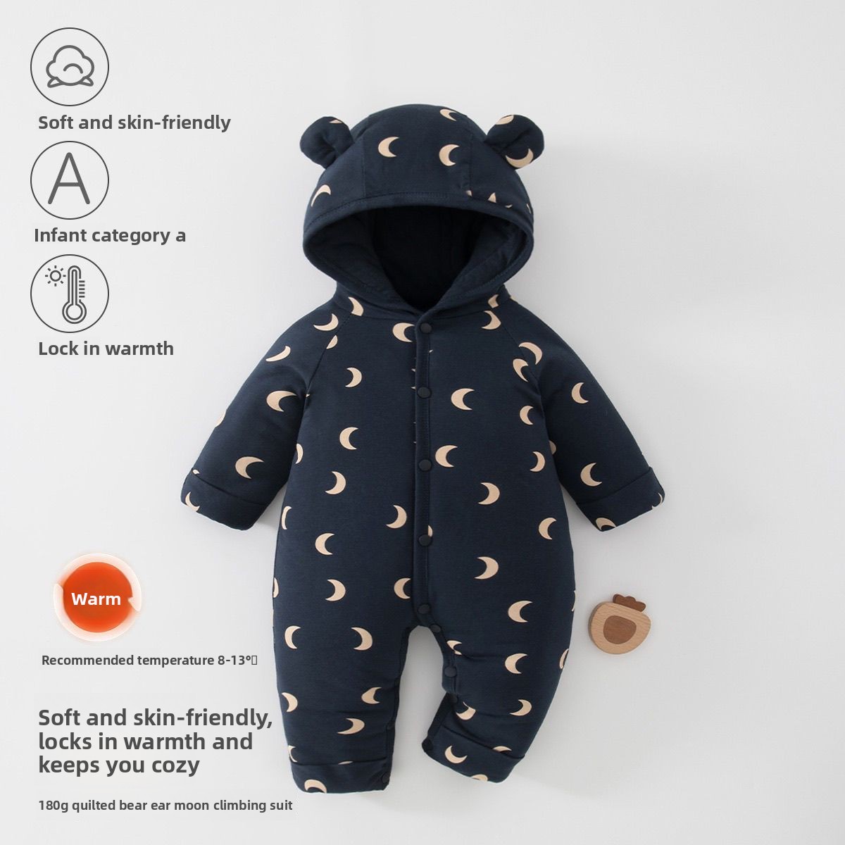 2026年ベビー新生児ジャンプスーツ、暖かく厚手、秋冬用、屋 - Kids Outdoor Jumpsuit のレビューと価格
