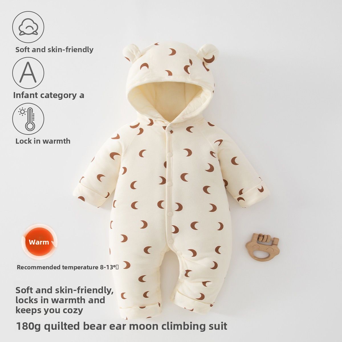2026年ベビー新生児ジャンプスーツ、暖かく厚手、秋冬用、屋 - Kids Outdoor Jumpsuit のレビューと価格