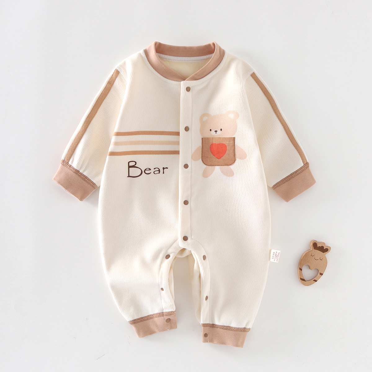 新生児幼児春秋日常屋外服ベビーガールボーイカジュアルジャンプ - Kids Outdoor Jumpsuit のレビューと価格