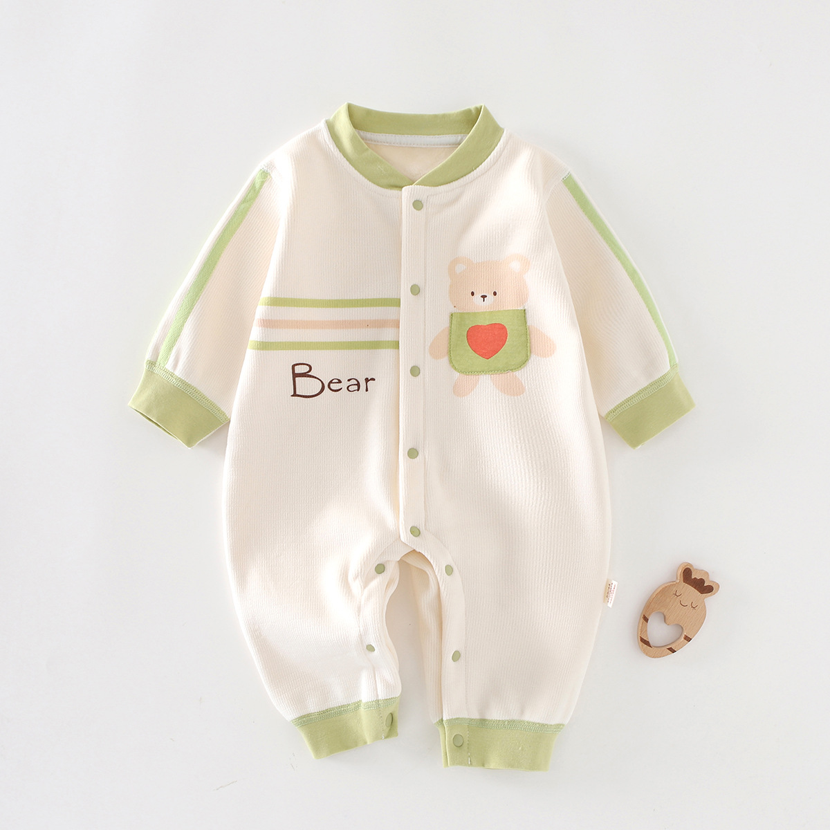 新生児幼児春秋日常屋外服ベビーガールボーイカジュアルジャンプ - Kids Outdoor Jumpsuit のレビューと価格
