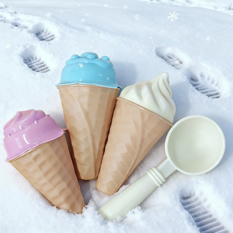 子供用アイスクリームコーン型砂遊びおもちゃセット、夏のビーチ - Kids Outdoor Lounge Set のレビューと価格