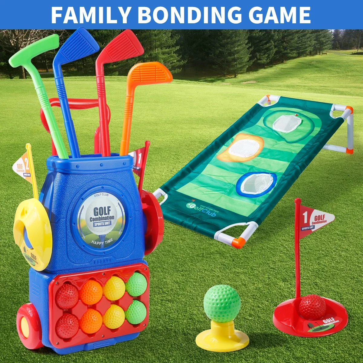 MQUDUO キッズゴルフパッティングゲームセット ローリン - Kids Indoor Outdoor Cart のレビューと価格
