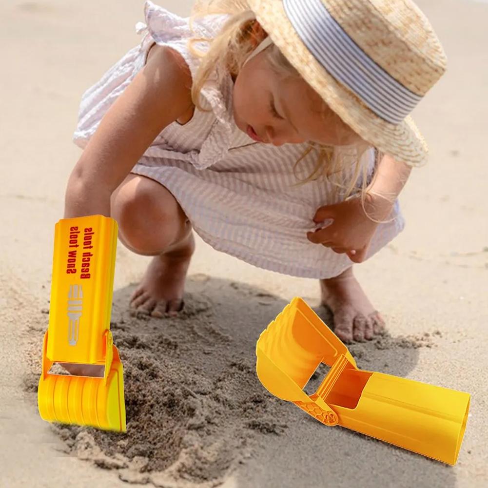1/3個入り掘削機型砂浜雪遊び子供用ビーチトイシャベルツール - Kids Outdoor Water Toys のレビューと価格