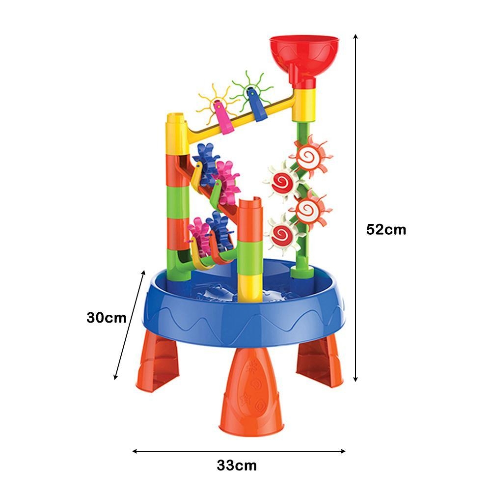 砂と水遊びテーブル サンドピットテーブル 子供用プレイテーブ - Kids Outdoor Water Play Table のレビューと価格