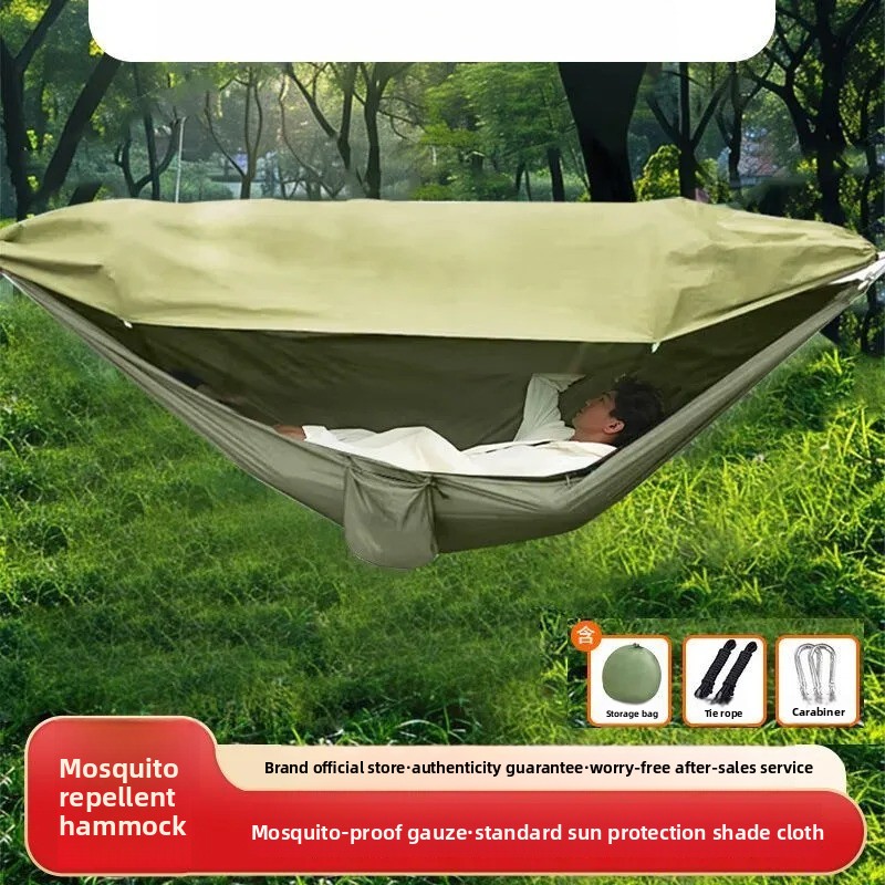 蚊帳付きメッシュハンモック ロールオーバーデザイン 大人と子 - Kids Outdoor Hammock Swing のレビューと価格