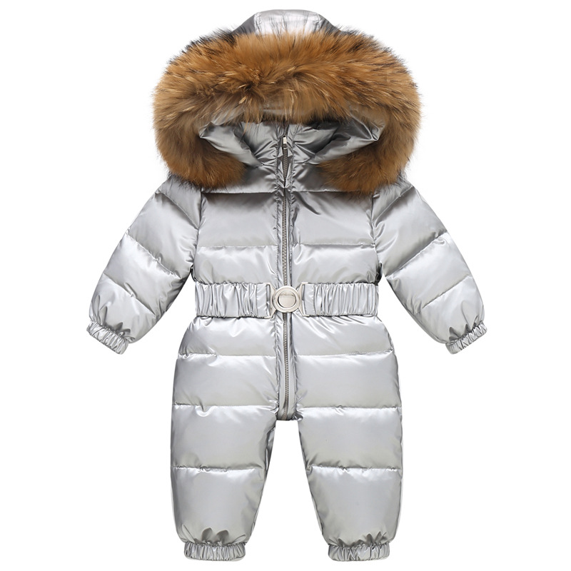 子供用フード付きダウンジャケット,男の子用の暖かいジャンプス - Kids Outdoor Jumpsuit のレビューと価格