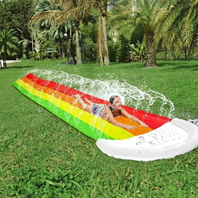 夏の屋外用インフレータブル水遊びおもちゃ ウォータースライド - Kids Outdoor Water Toys のレビューと価格