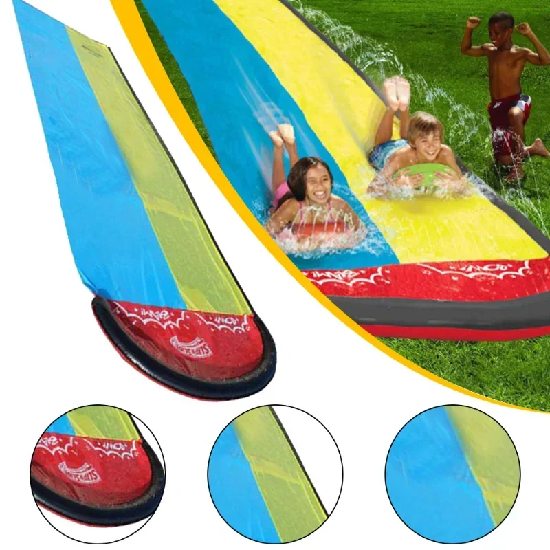 夏の屋外用インフレータブル水遊びおもちゃ ウォータースライド - Kids Outdoor Water Toys のレビューと価格