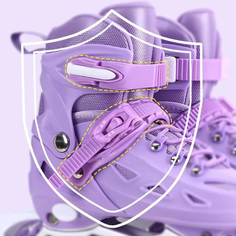 子供用インラインローラースケートシューズ、女性男性大人用フラ - Kids Outdoor Quad のレビューと価格