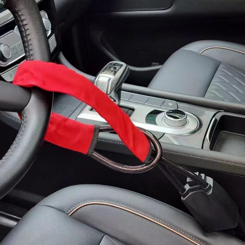 車のステアリングホイールスチールロックシートベルト盗難防止ロ - Swing Seat Belt のレビューと価格