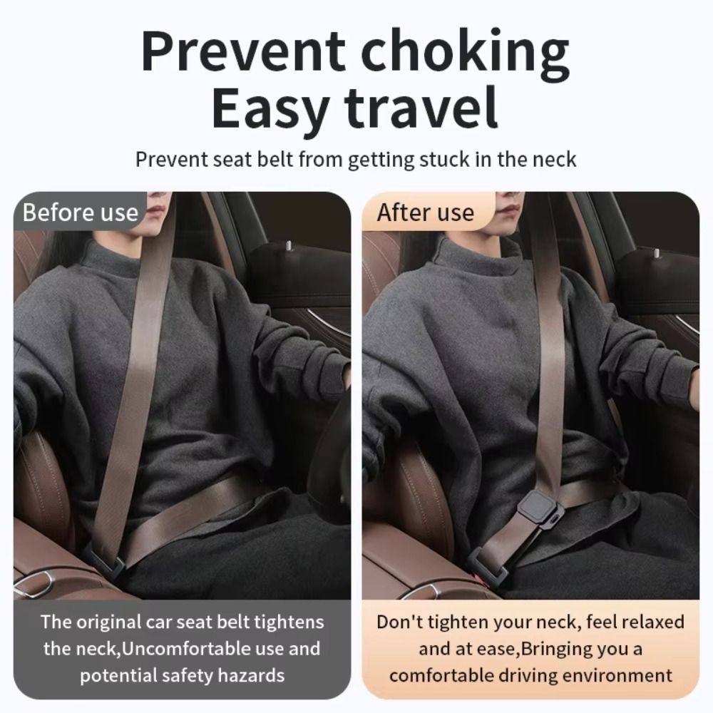 ユニバーサル滑り止めカーシートベルト快適クリップスクエアAB - Swing Seat Belt のレビューと価格