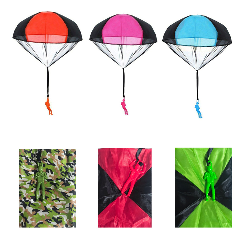 子供用パラシュートおもちゃ、絡まらない屋外飛行パラシュート、 - Kids Unique Outdoor Toys のレビューと価格