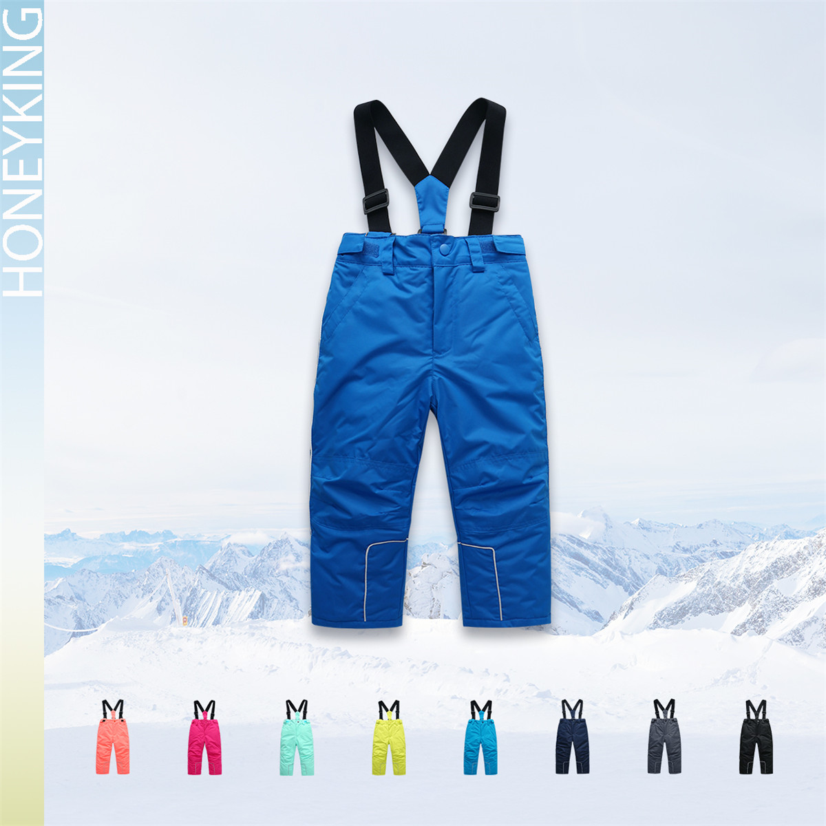 ハニーキングキッズスキーパンツ冬の屋外防水暖かいスキーパンツ - Kids Outdoor Jumpsuit のレビューと価格