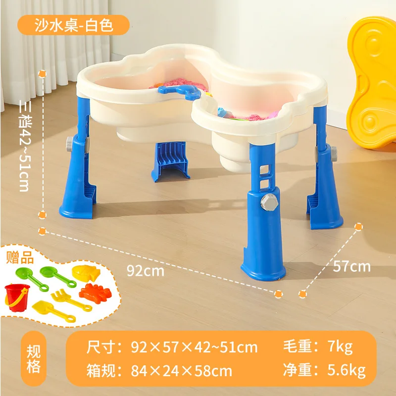 子供用蝶型砂水テーブル 高さ調節可能 多機能アクティビティプ - Kids Outdoor Water Play Table のレビューと価格