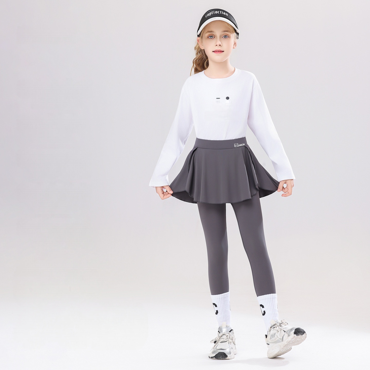 2026 新しい女の子スカートレギンス子供ハイウエストヨガパ - Kids Outdoor Yoga のレビューと価格