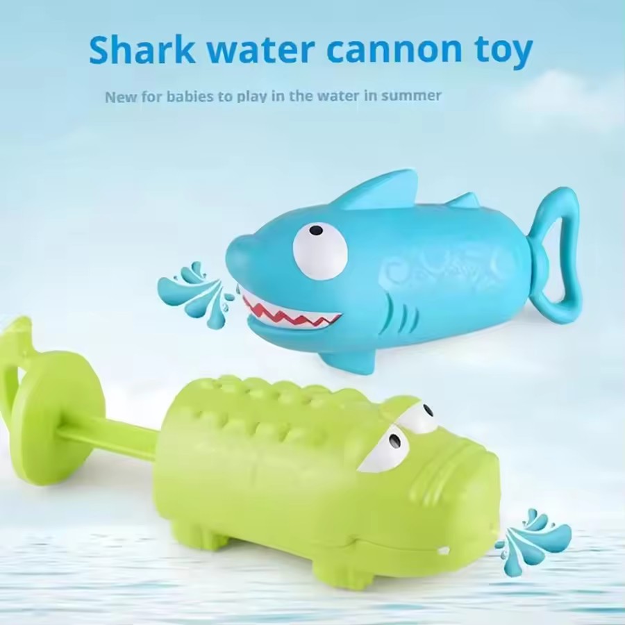 子供用プルアウト式水鉄砲おもちゃ シャーク型デザイン 夏遊び - Kids Outdoor Lounge Set のレビューと価格