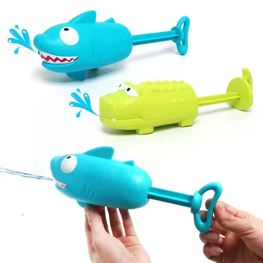 子供用プルアウト式水鉄砲おもちゃ シャーク型デザイン 夏遊び - Kids Outdoor Lounge Set のレビューと価格